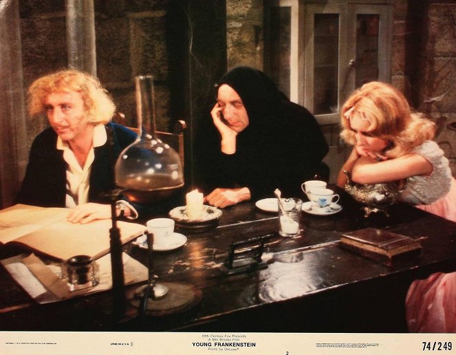 El jovencito Frankenstein - Fotocromos - Gene Wilder, Marty Feldman, Teri Garr