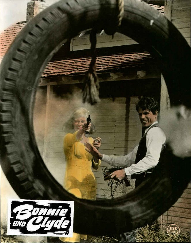 Bonnie und Clyde - Lobbykarten - Faye Dunaway, Warren Beatty