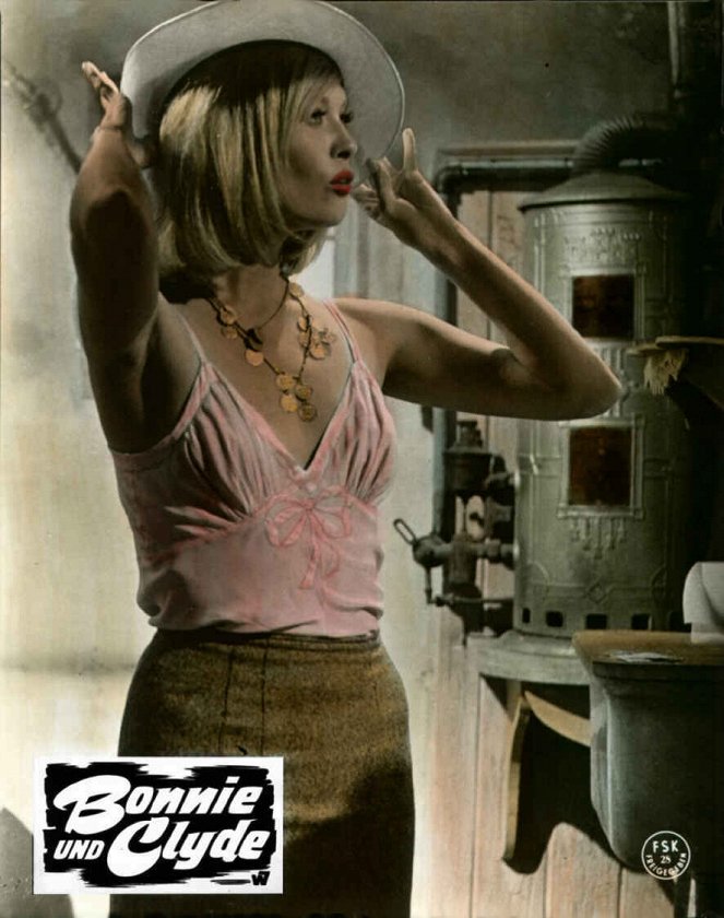 Bonnie und Clyde - Lobbykarten - Faye Dunaway