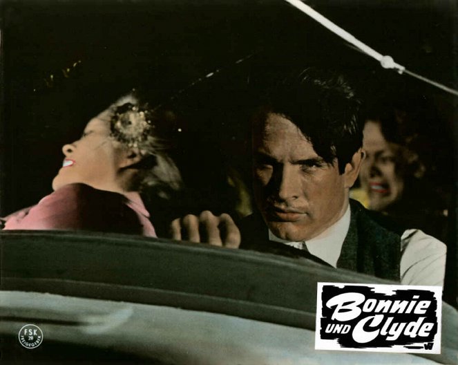 Bonnie und Clyde - Lobbykarten - Faye Dunaway, Warren Beatty