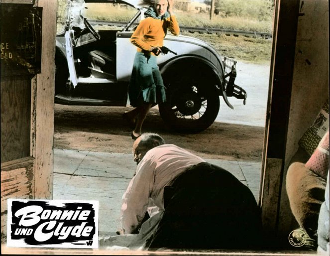 Bonnie und Clyde - Lobbykarten - Faye Dunaway