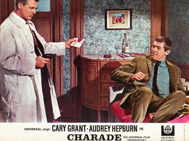 Charade - Lobbykaarten - Cary Grant, James Coburn