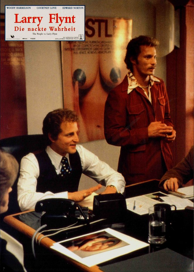 The People vs. Larry Flynt - Lobbykaarten - Woody Harrelson, Brett Harrelson