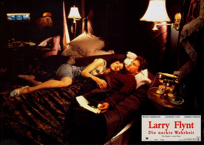 Skandalista Larry Flynt - Lobby karty - Courtney Love, Woody Harrelson