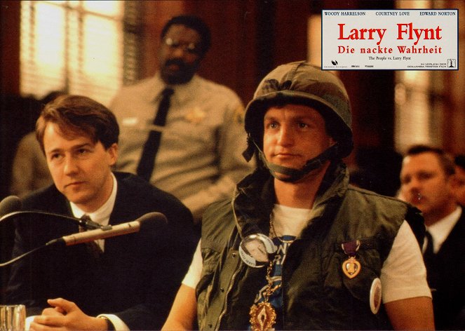 Skandalista Larry Flynt - Lobby karty - Edward Norton, Woody Harrelson