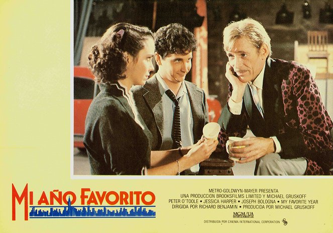 Ein Draufgänger in New York - Lobbykarten - Jessica Harper, Mark Linn-Baker, Peter O'Toole