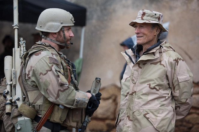 American Sniper - Tournage - Bradley Cooper, Clint Eastwood