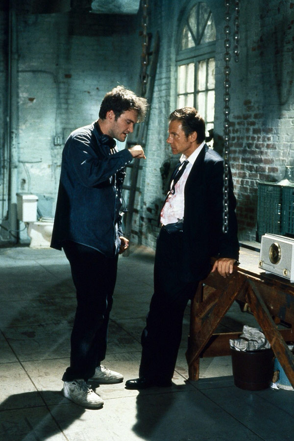 Kutyaszorítóban - Forgatási fotók - Quentin Tarantino, Harvey Keitel