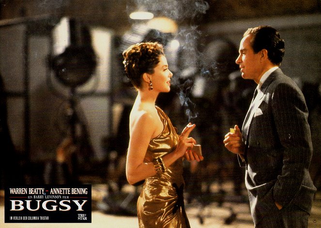 Bugsy - Lobbykaarten - Annette Bening, Warren Beatty