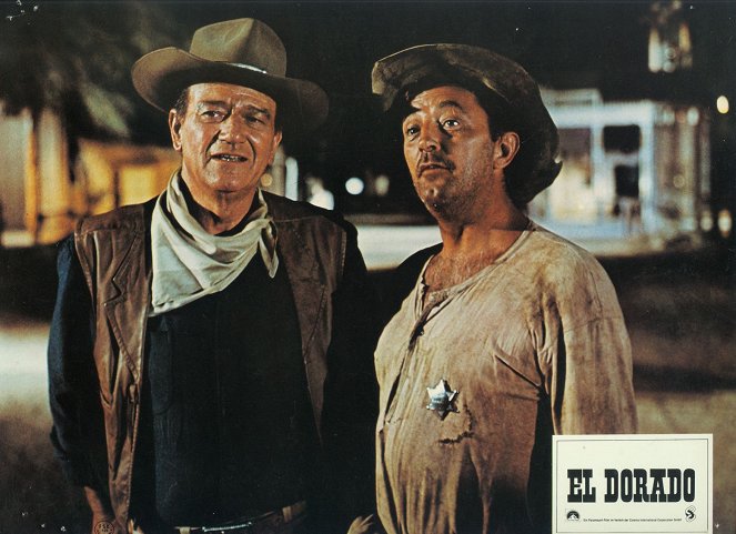 El Dorado - Lobbykarten - John Wayne, Robert Mitchum