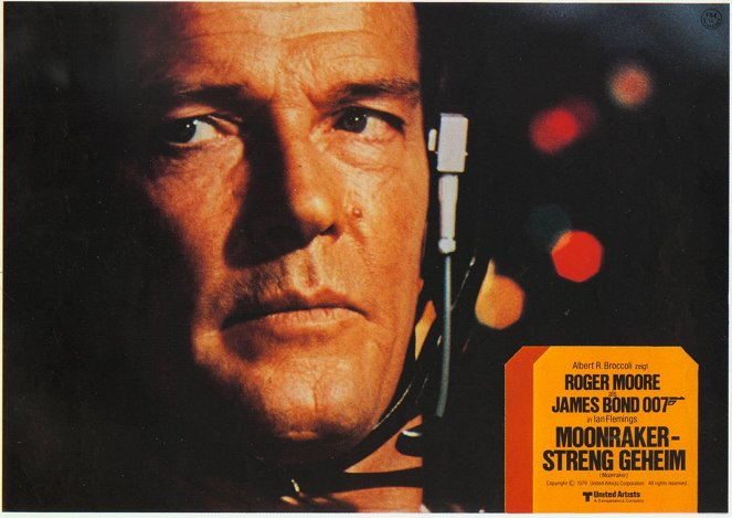 James Bond 007 - Moonraker - Streng geheim - Lobbykarten - Roger Moore