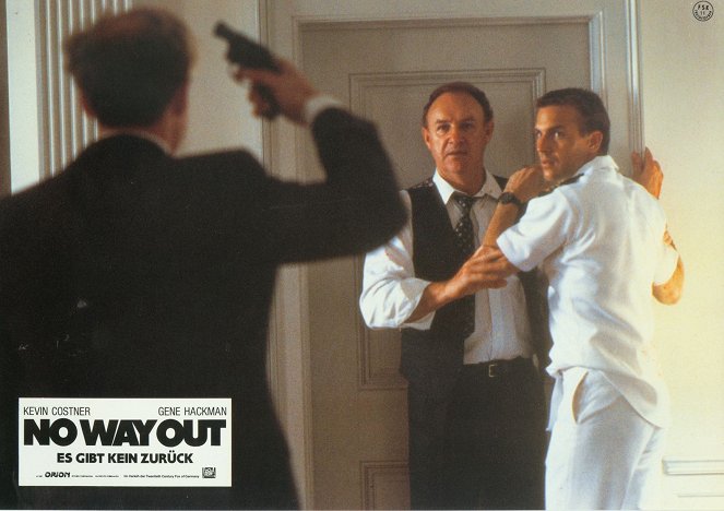 No Way Out - Es gibt kein Zurück - Lobbykarten - Gene Hackman, Kevin Costner
