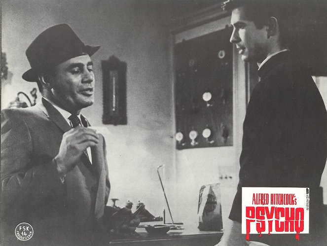 Psicosis - Fotocromos - Martin Balsam, Anthony Perkins