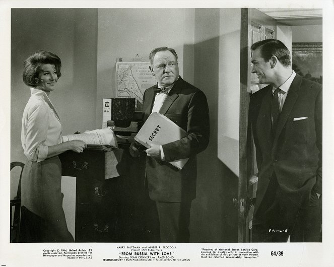 From Russia with Love - Lobby Cards - Lois Maxwell, Bernard Lee, Sean Connery