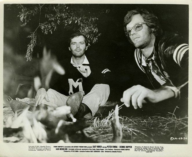 Easy Rider - Lobbykaarten - Jack Nicholson, Peter Fonda