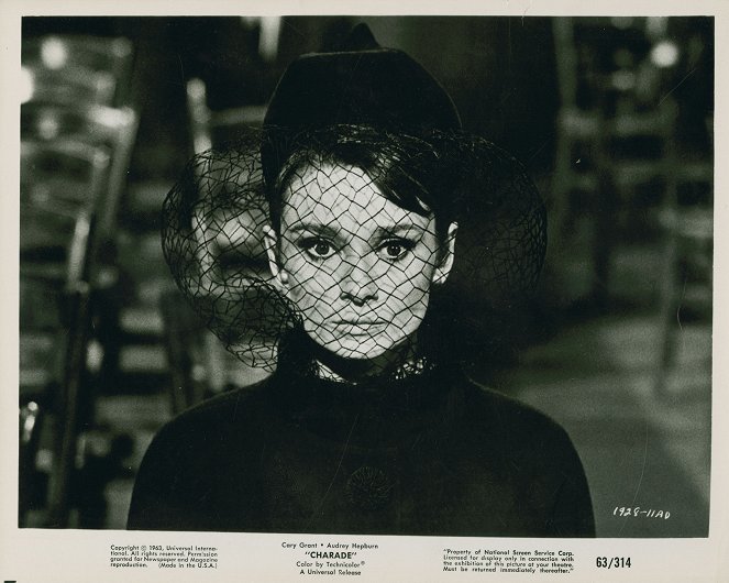 Szarada - Lobby karty - Audrey Hepburn