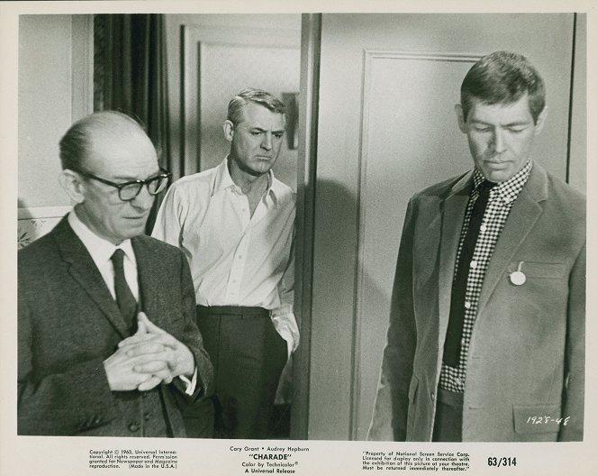 Charada - Cartões lobby - Cary Grant, James Coburn