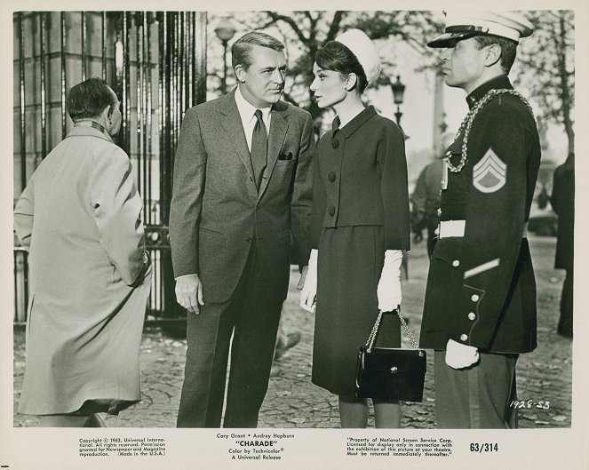 Charade - Cartes de lobby - Cary Grant, Audrey Hepburn