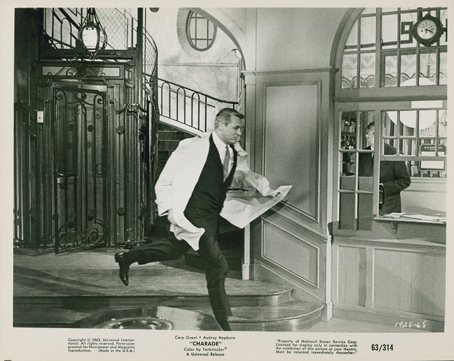 Charada - Cartões lobby - Cary Grant