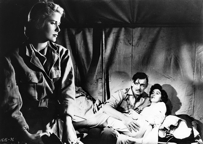 Mogambo - De la película - Gracia de Mónaco, Clark Gable, Ava Gardner