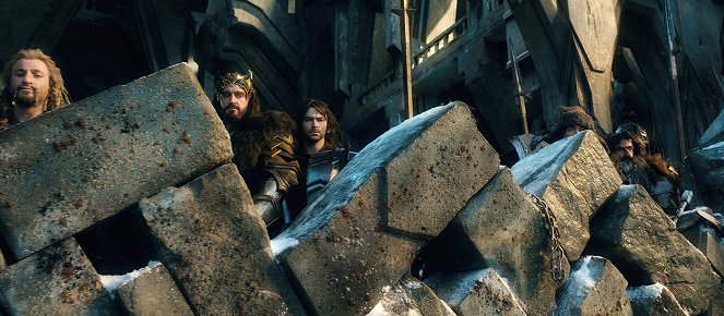 Hobbit: Bitwa pięciu armii - Z filmu - Dean O'Gorman, Richard Armitage, Aidan Turner, William Kircher