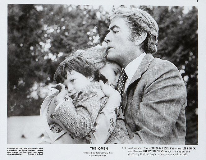 The Omen - Lobby Cards - Harvey Stephens, Lee Remick, Gregory Peck