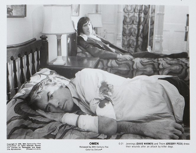 The Omen - Lobby Cards - Gregory Peck, David Warner