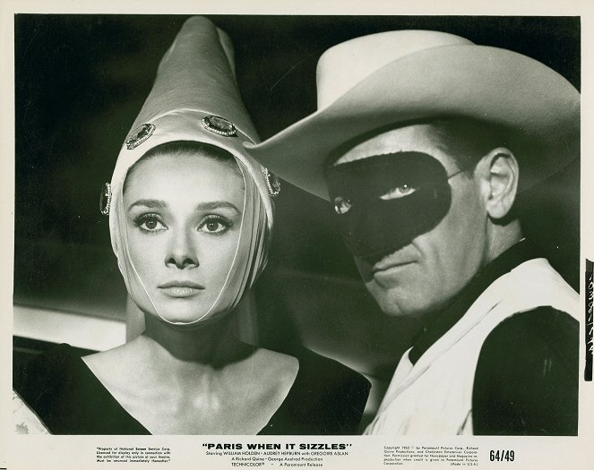Deux têtes folles - Cartes de lobby - Audrey Hepburn, William Holden