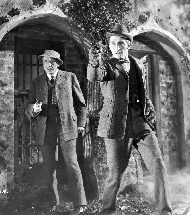 The Hound of the Baskervilles - Z filmu - André Morell, Peter Cushing