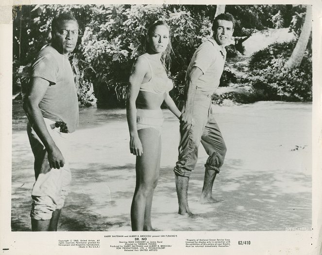 Dr. No - Fotosky - John Kitzmiller, Ursula Andress, Sean Connery