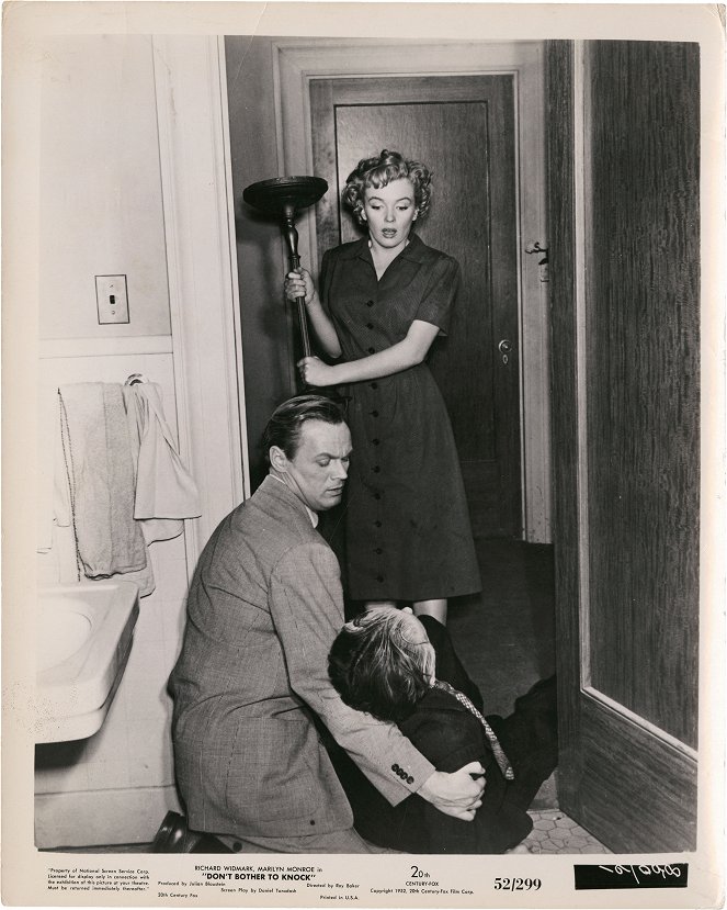 Klepáním se neobtěžuj - Fotosky - Richard Widmark, Marilyn Monroe