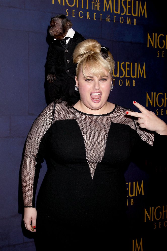 Noc v múzeu: Tajomstvo hrobky - Z akcií - opice Crystal, Rebel Wilson