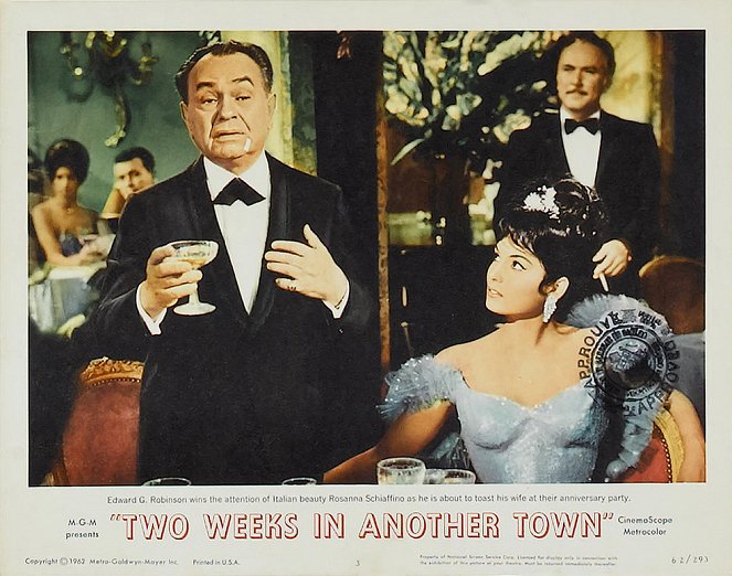 Two Weeks in Another Town - Cartões lobby - Edward G. Robinson