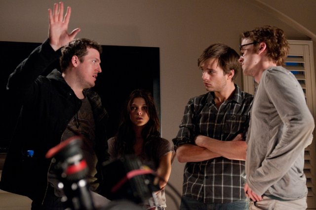 The Apparition - De filmagens - Todd Lincoln, Ashley Greene, Sebastian Stan, Tom Felton