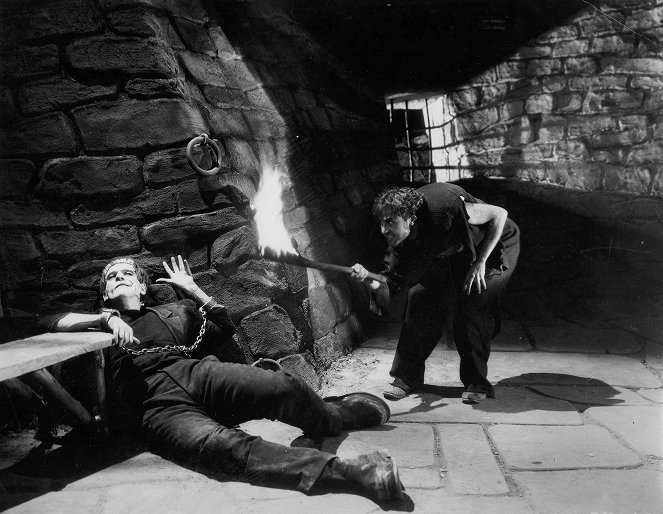 El doctor Frankenstein - De la película - Boris Karloff, Dwight Frye