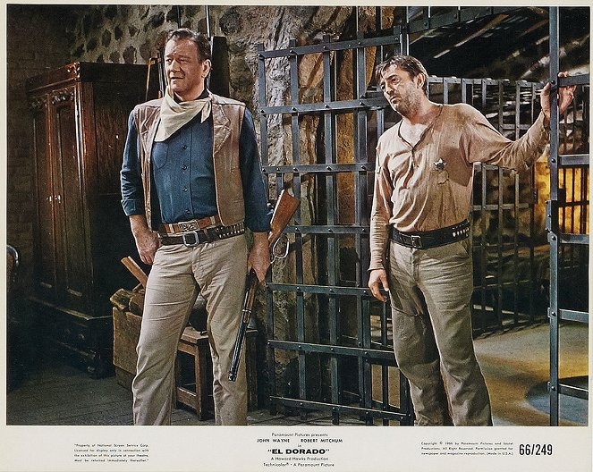 El Dorado - Lobbykarten - John Wayne, Robert Mitchum