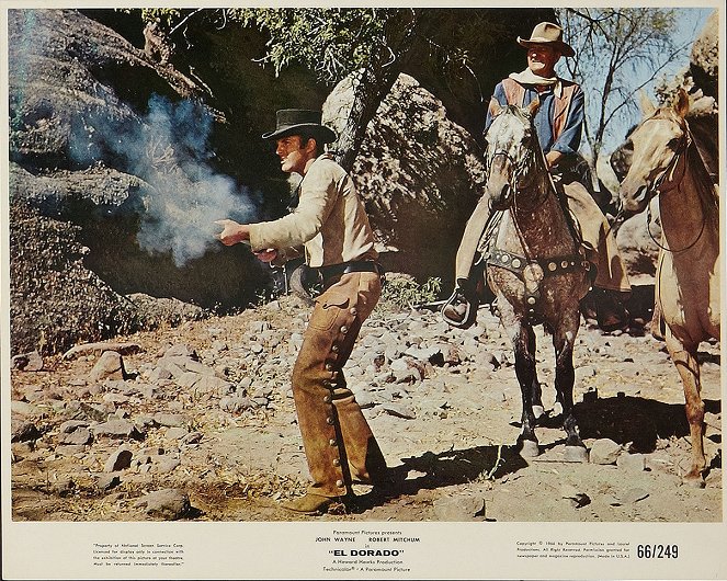 El Dorado - Cartes de lobby - James Caan, John Wayne