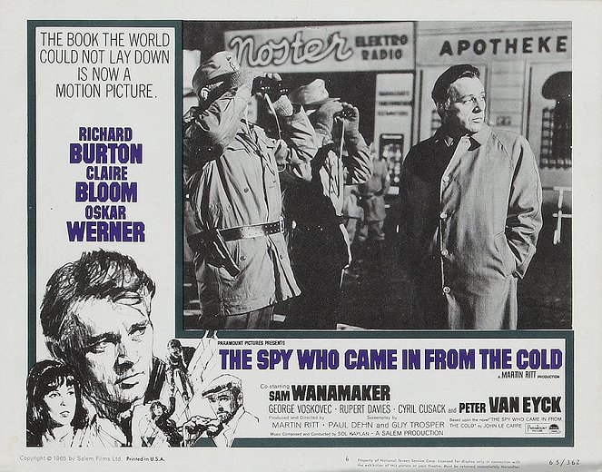 The Spy Who Came In from the Cold - Lobby Cards - Richard Burton