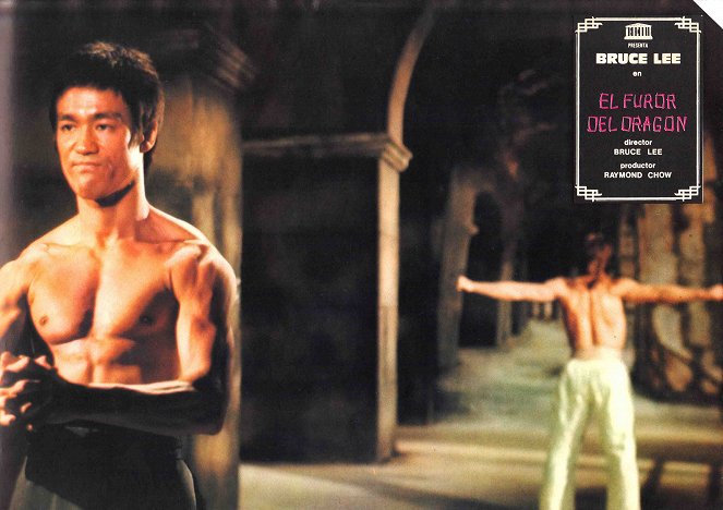 Meng long guo jiang - Lobbykaarten - Bruce Lee, Chuck Norris