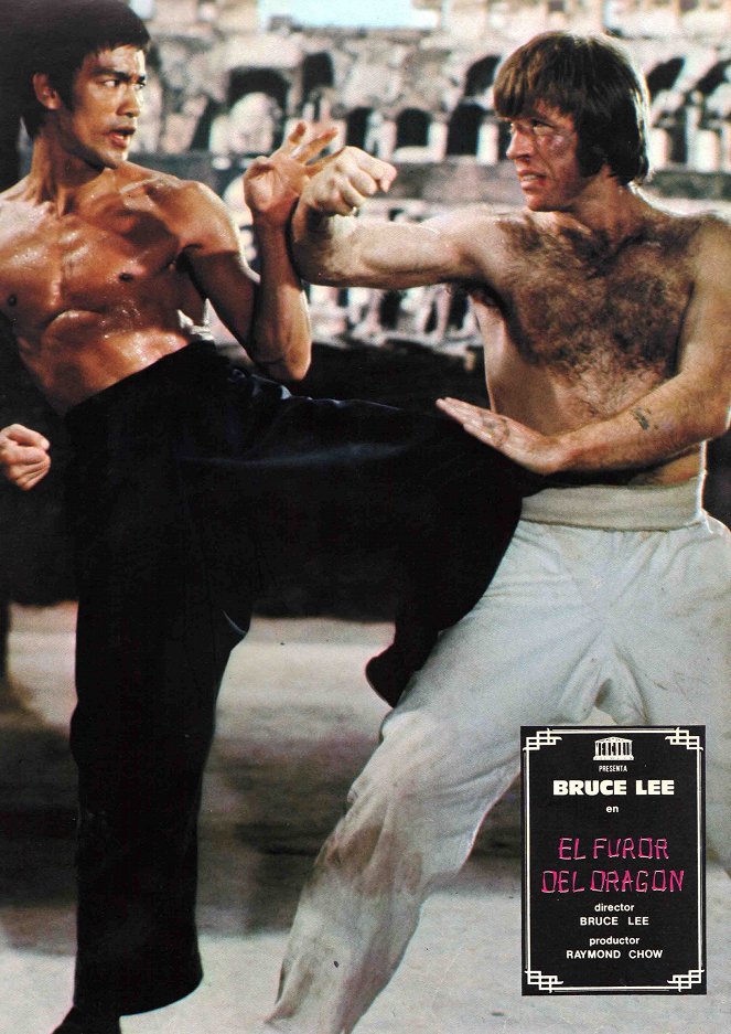 Return of the Dragon - Lobby Cards - Bruce Lee, Chuck Norris