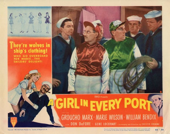 A Girl in Every Port - Lobby Cards