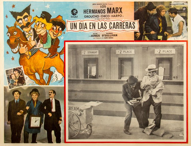 Die Marx Brothers: Ein Tag beim Rennen - Lobbykarten