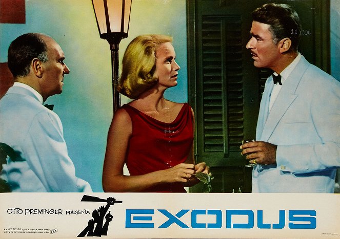 Exodus - Lobby Cards - Ralph Richardson, Eva Marie Saint, Peter Lawford