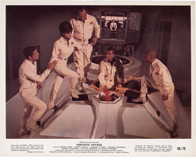 Fantastic Voyage - Lobby Cards - Stephen Boyd, Raquel Welch, Arthur Kennedy, William Redfield, Donald Pleasence