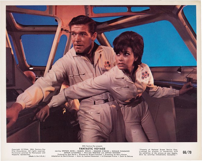 Viagem Fantástica - Cartões lobby - Stephen Boyd, Raquel Welch