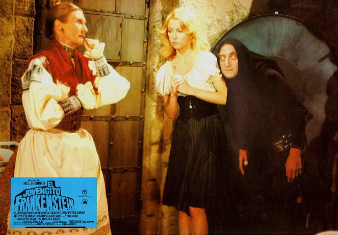 Young Frankenstein - Lobbykaarten - Cloris Leachman, Teri Garr, Marty Feldman