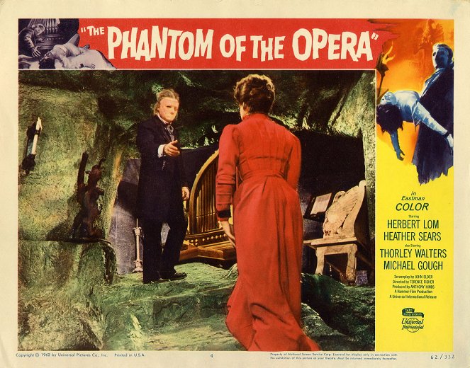 Das Phantom der Oper - Lobbykarten - Herbert Lom