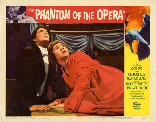 Le Fantôme de l'opéra - Cartes de lobby - Edward de Souza, Heather Sears
