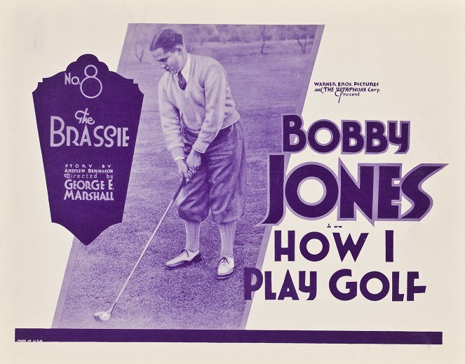How I Play Golf, by Bobby Jones No. 8: 'The Brassie' - Cartes de lobby