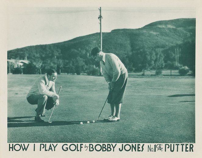 How I Play Golf, by Bobby Jones No. 1: 'The Putter' - Lobbykaarten - Richard Barthelmess